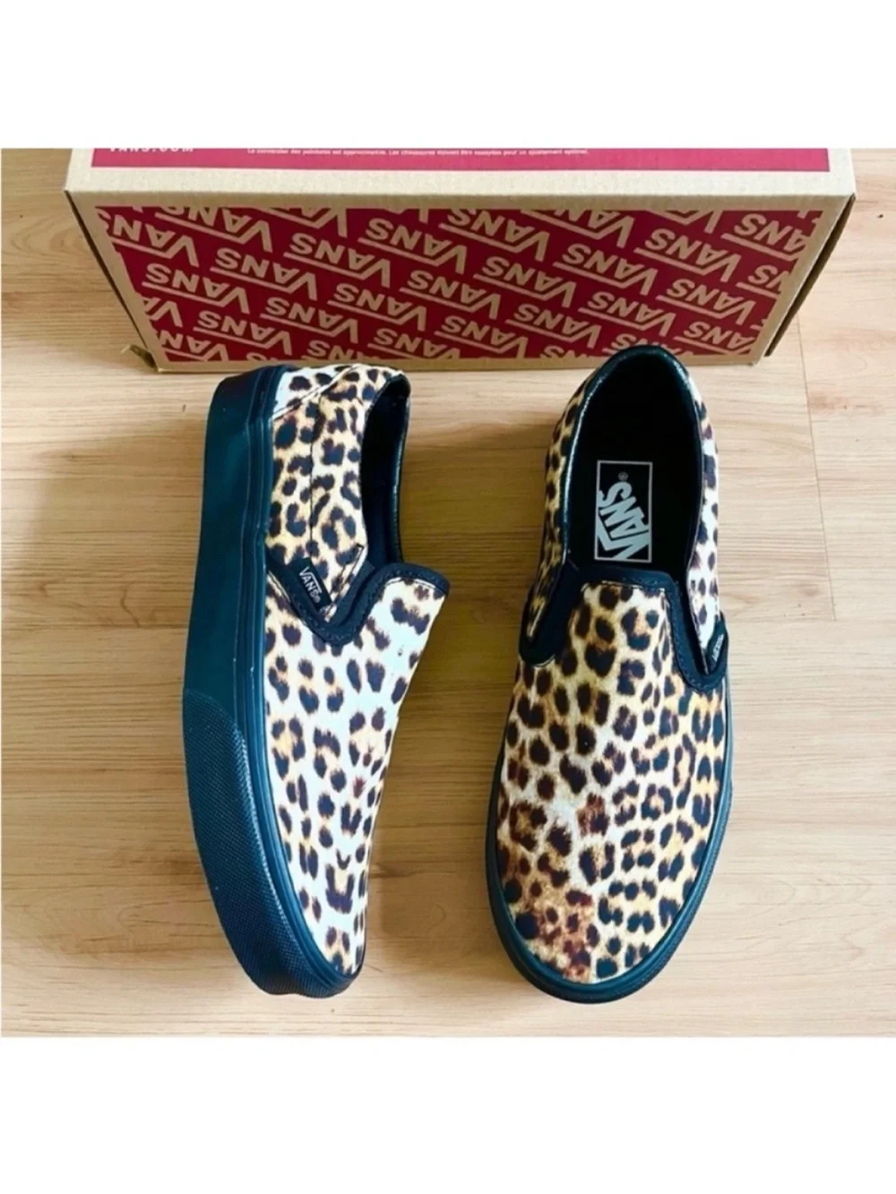 VANS Classic Slip-on Shoes (90sGrunge Black) Women 8.OUS Mens 6.5 US